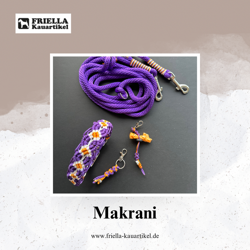 Makrani – Handgefertigte Halsbänder und Leinen aus Paracord